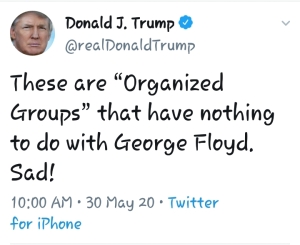Oragnized Groups and George Floyd